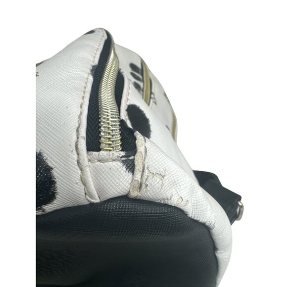 Betsey Johnson Cute Panda Print Backpack With Chain Accent Black & White - Picture 6 of 16